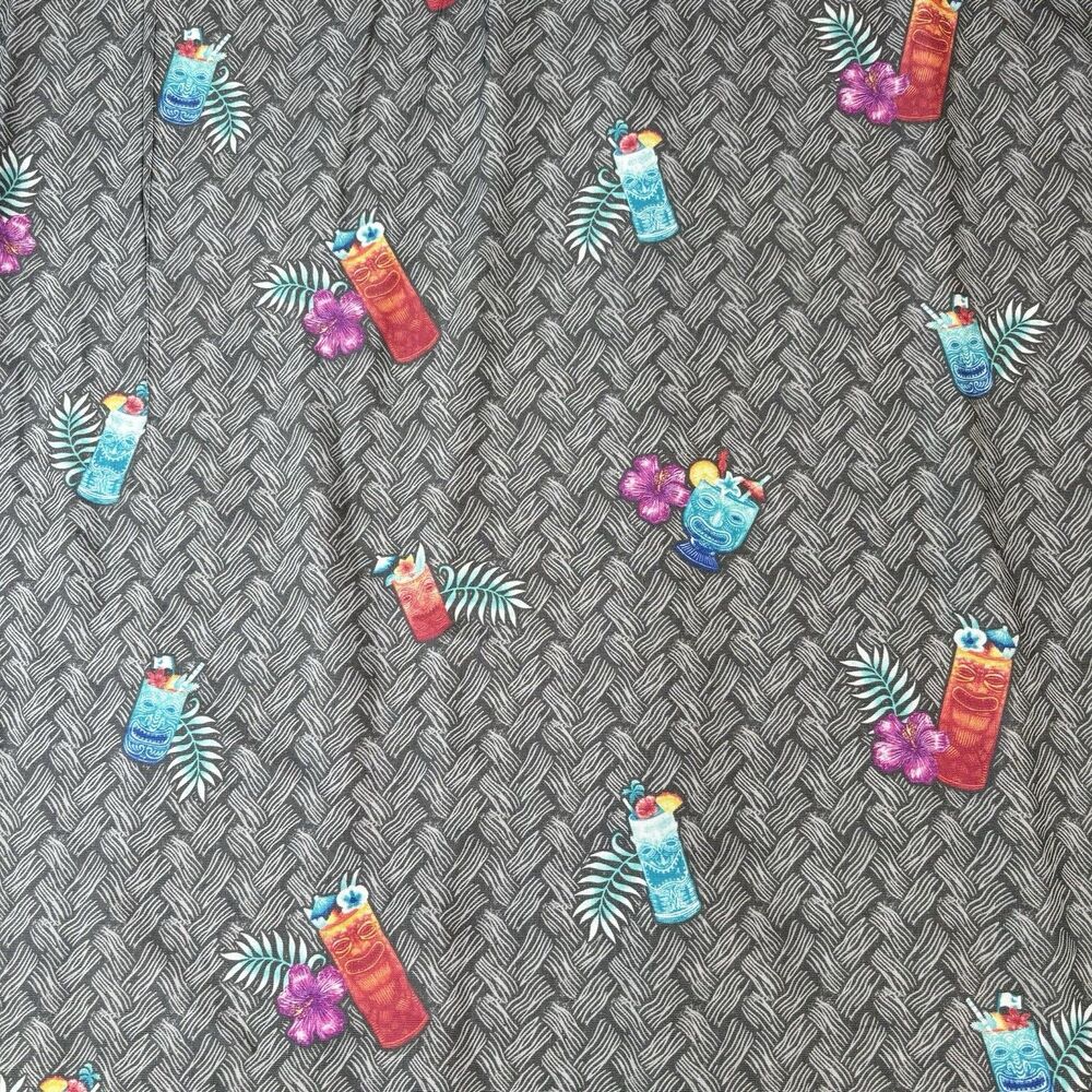 Tommy Bahama Islandzone Coconut Point Tiki Cocktails Camp Shirt Sz 3XL Vacation - Picture 12 of 14